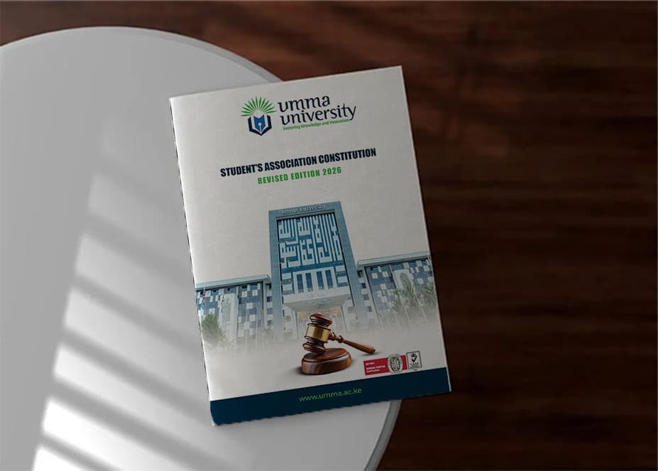 Printed invitation cards designed by Hatz Visuals for Umma University